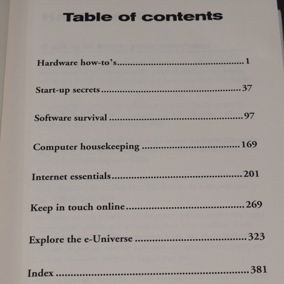 Easy Computing for Seniors Handbook From Startup to Shut Down Excellent 2007 - Picture 8 of 16